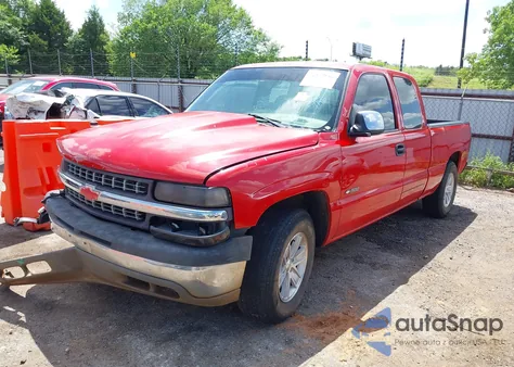 2001 Chevrolet Silverado 1500 Lt из США, поврежденный, VIN 1GCEC19T91Z120926